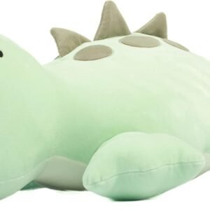 4LB Cute Weighted Stuffed Animals Plush - 24 inch Soft Weighted Dinosaur Plush Toy Pillow for Adults and Children (Green Dinosaur)