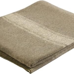 European Surplus Style Wool Blanket Size : 66" x 90"