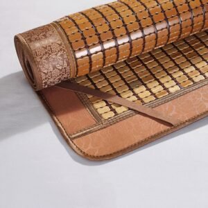 Breathable Smooth Mat,Bamboo Summer Sleeping Mat Cooling Mattress Topper Pad,Mahjong Bamboo Mat,Air Conditioning Mat,Smooth Breathable,for Single Double Bed Student